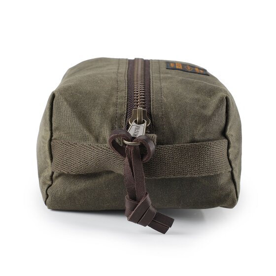 Filson Tin Cloth Kulturbeutel Leder 23 cm