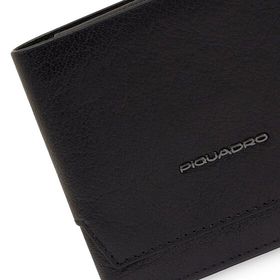 Piquadro Solm Geldbörse RFID Schutz Leder 11 cm