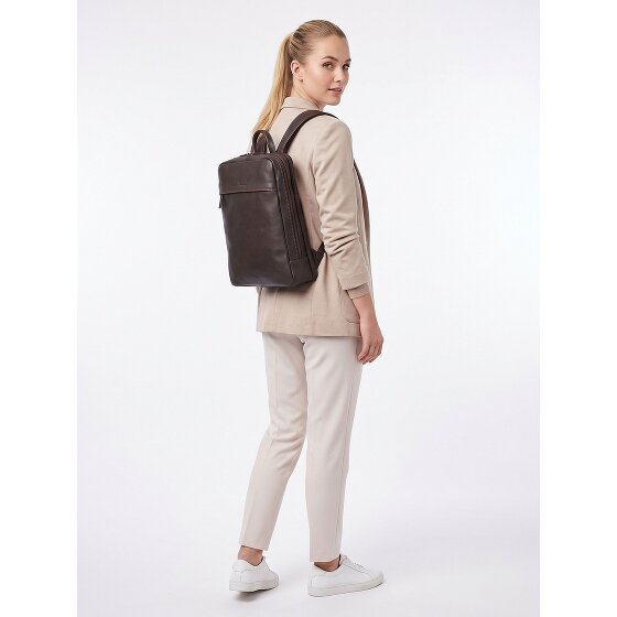 Castelijn & Beerens Daypack RFID Schutz Leder 42 cm Laptopfach