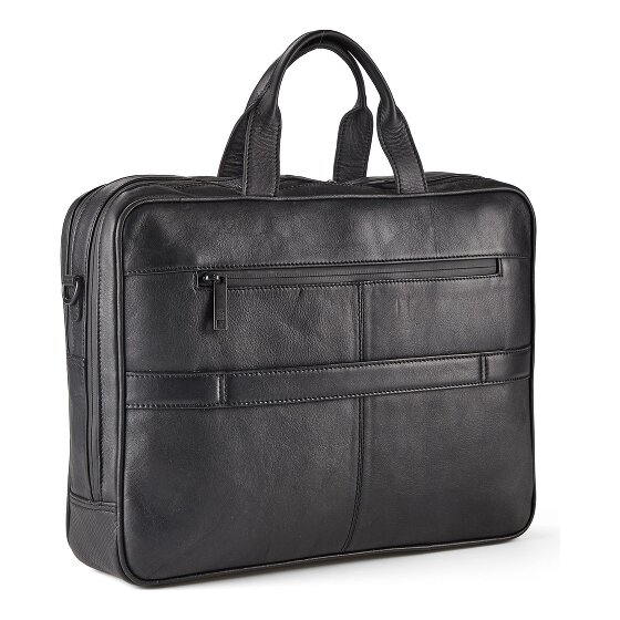 Harbour 2nd City Lights Aktentasche Leder 40 cm Laptopfach