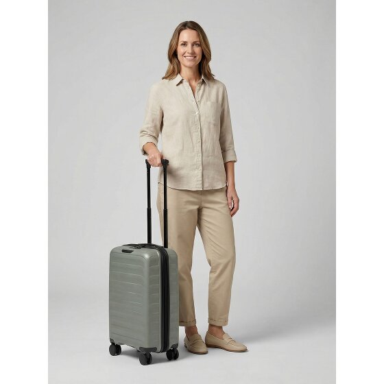 d&n Toronto 4 Rollen Kabinentrolley S 54 cm mit Dehnfalte