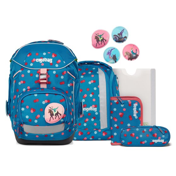 Ergobag Pack Schulranzen-Set 6tlg. inkl. Klettie-Set