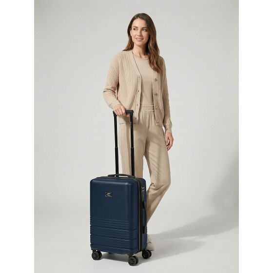 camel active Hanoi 4 Rollen Kabinentrolley S 55 cm mit Dehnfalte