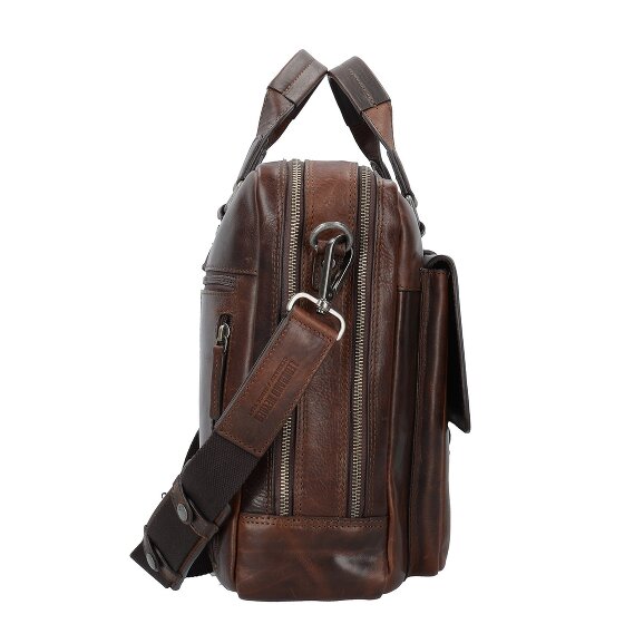 Leonhard Heyden Roma Aktentasche Leder 40 cm Laptopfach
