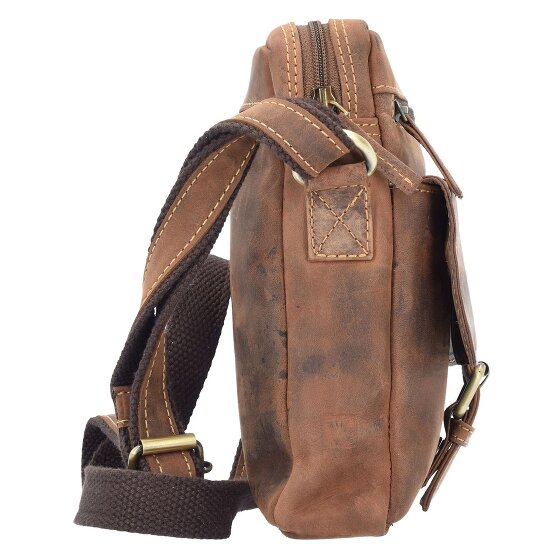 Greenburry Vintage Umhängetasche Leder 20 cm