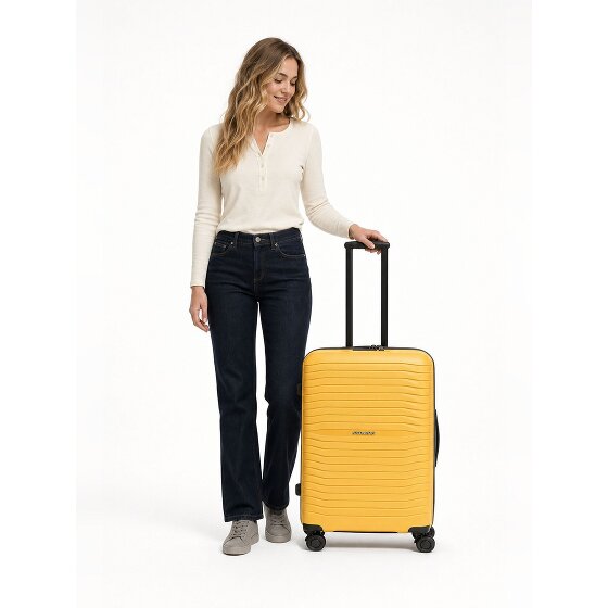 Stratic Shine 4 Rollen Trolley 66 cm mit Dehnfalte