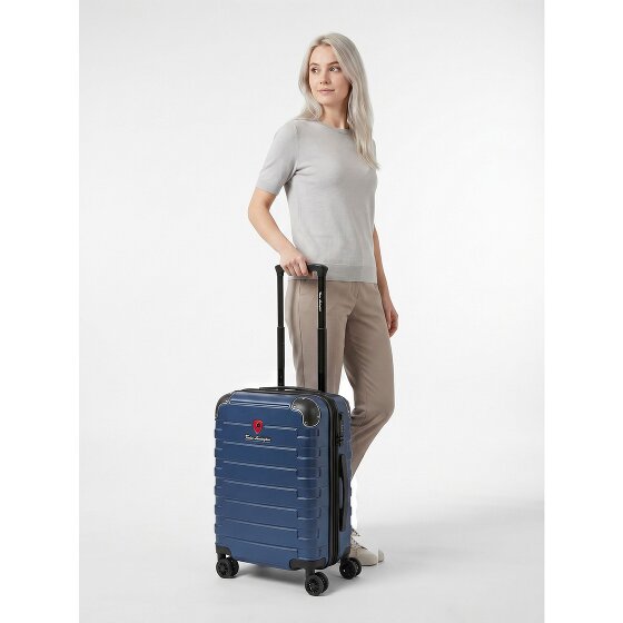 Tonino Lamborghini Milano 4 Rollen Kabinentrolley S 54 cm mit Dehnfalte