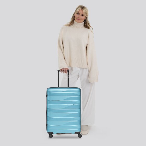 Bergpfeil Travel 4-Rollen Trolley M 66 cm mit Dehnfalte