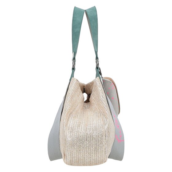 Fritzi aus Preußen Limited Painted Straw Schultertasche 43 cm