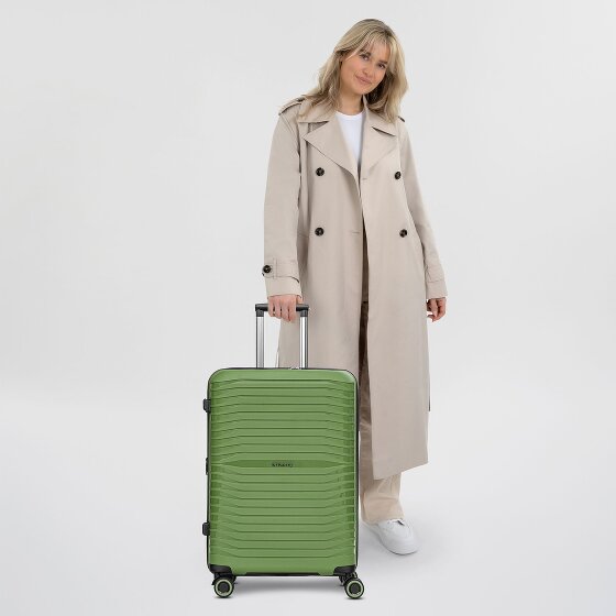 Stratic Shine 4 Rollen Trolley 65 cm mit Dehnfalte