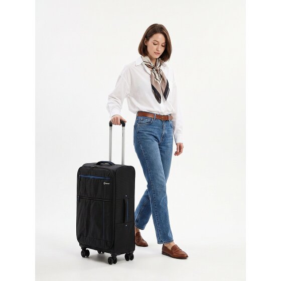 Benzi 5825 4 Rollen Trolley M 67 cm mit Dehnfalte