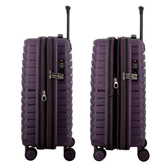 Jump Xwave 4 Rollen Kabinentrolley 55 cm mit Dehnfalte