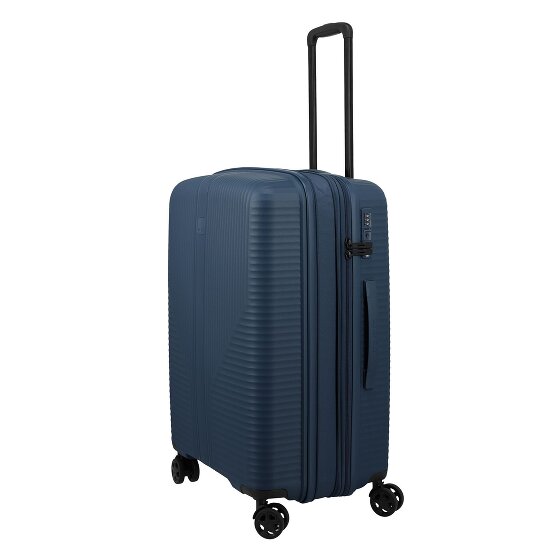 Travelite Air Stripe 4 Rollen Kofferset 3-teilig mit Dehnfalte