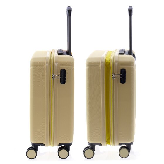 Gladiator 2900 4 Rollen Kabinentrolley 55 cm mit Dehnfalte