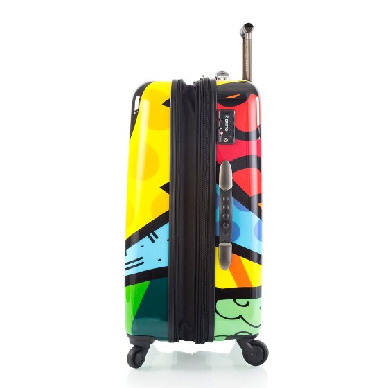 Heys Britto 4 Rollen Kabinentrolley S 53 cm mit Dehnfalte
