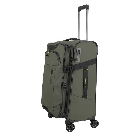 Travelite Briize 4 Rollen Kofferset 3-teilig mit Dehnfalte