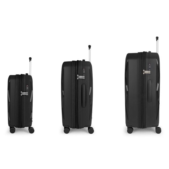 Gabol Infinity 4 Rollen Kofferset 3-teilig mit Dehnfalte