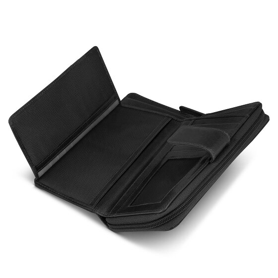 Bugatti Valencia Geldbörse RFID Schutz Leder 10 cm