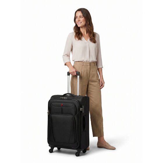 Wenger Beaumont 4 Rollen Trolley M 67 cm mit Dehnfalte