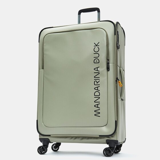 Mandarina Duck Eco Coated 4 Rollen Trolley L 78 cm mit Dehnfalte