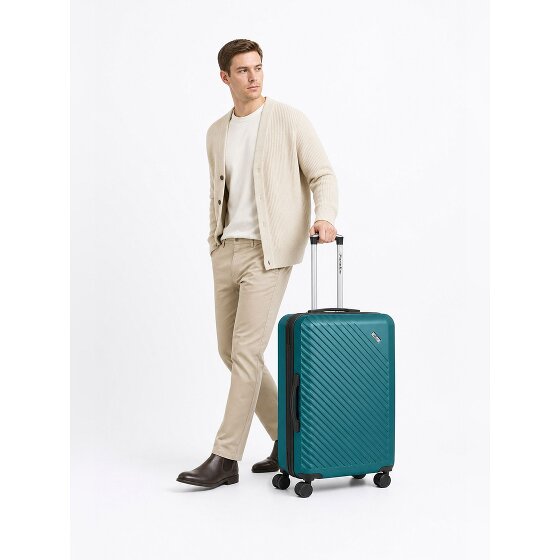 Check.In Paradise 2.0 4 Rollen Trolley M 68 cm mit Dehnfalte