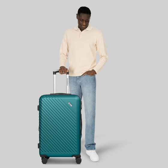 Check.In Paradise 2.0 4 Rollen Trolley M 68 cm mit Dehnfalte