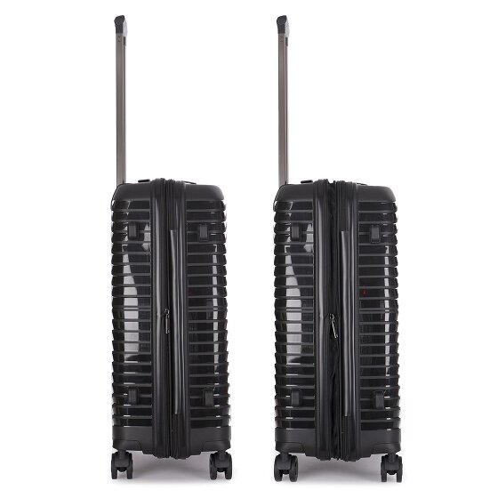 Stratic Bright+ 4 Rollen Trolley M 66 cm mit Dehnfalte