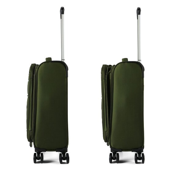 Benzi 5825 4 Rollen Kabinentrolley 55 cm mit Dehnfalte