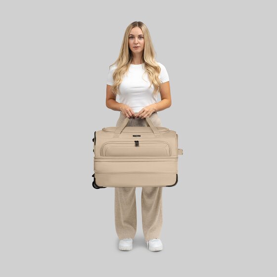 Redolz Duffle Essentials 2-Rollen Reisetasche 55 cm M mit Dehnfalte
