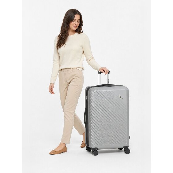 Check.In Paradise 2.0 4 Rollen Trolley L 78 cm mit Dehnfalte