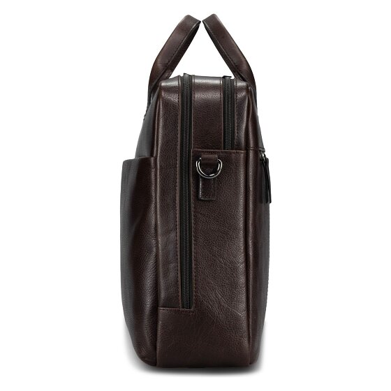 Jost London Aktentasche Leder 40 cm Laptopfach