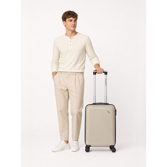 Check.In Paradise 2.0 4 Rollen Kabinentrolley S 55 cm mit Dehnfalte