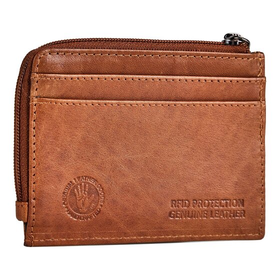 Greenburry Newport Kreditkartenetui RFID Schutz Leder 10.5 cm