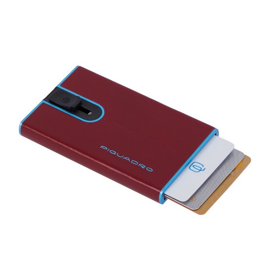 Piquadro Black Square Kreditkartenetui RFID Schutz Leder 6 cm