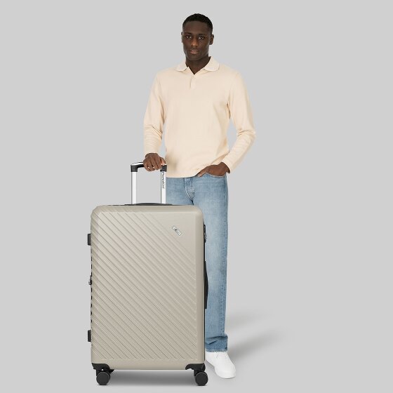 Check.In Paradise 2.0 4 Rollen Trolley L 78 cm mit Dehnfalte