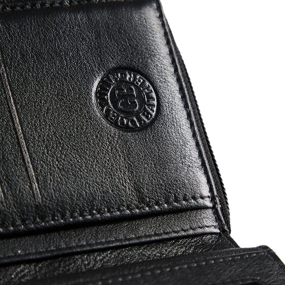 Greenburry Nappa Geldbörse RFID Schutz Leder 14 cm