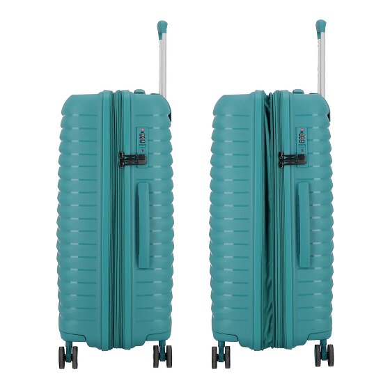 d&n Travel Line 4500 4 Rollen Kofferset 3-teilig mit Dehnfalte