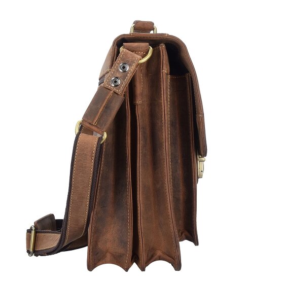 Greenburry Vintage Aktentasche Leder 40 cm