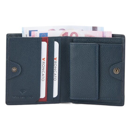 Roncato Trial DLX Geldbörse RFID Schutz Leder 9 cm