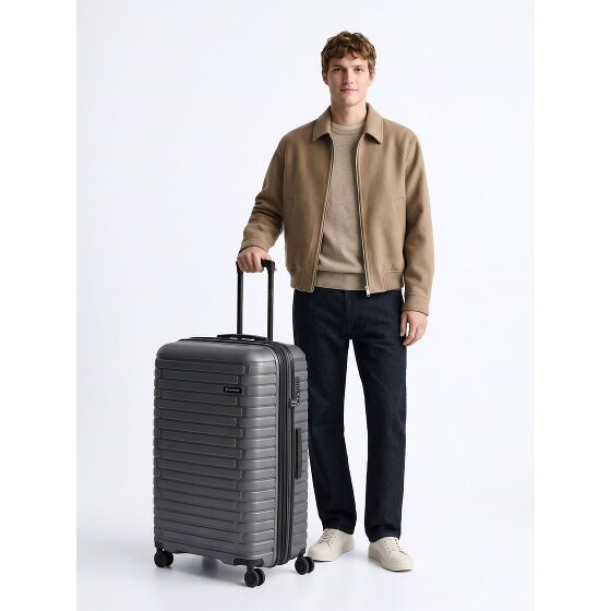 Pactastic Collection 04 THE LARGE + 4 Rollen Trolley L 75 cm mit Dehnfalte