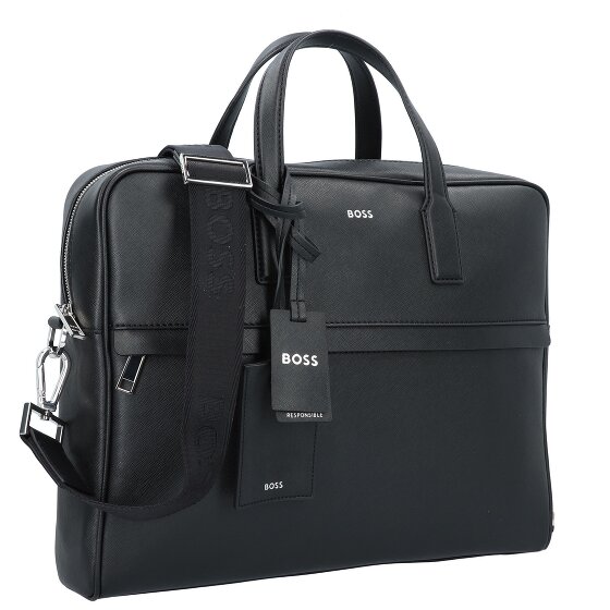 Boss Zair Aktentasche Leder 40 cm Laptopfach
