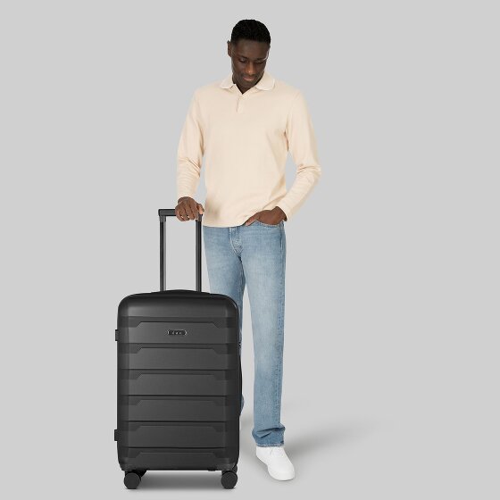 d&n South Dakota 4 Rollen Trolley M 66 cm mit Dehnfalte