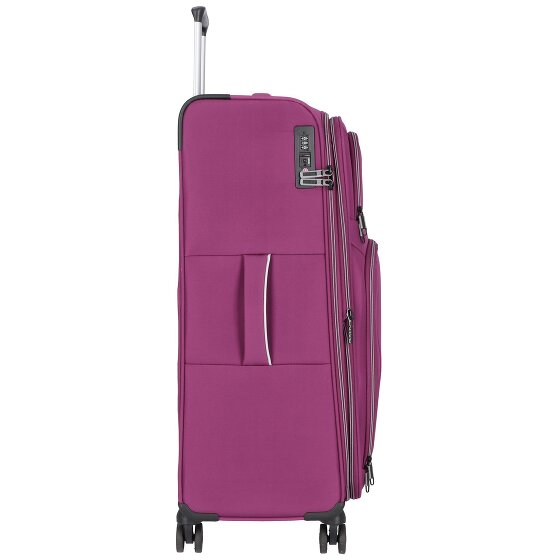 d&n Travel Line 9204 4 Rollen Trolley L 76 cm mit Dehnfalte