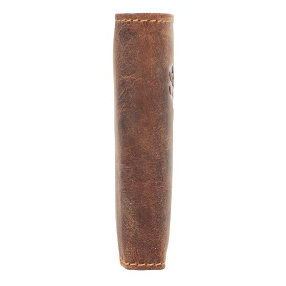 Greenburry Vintage Geldbörse mit Fisch-Prägung Leder 12 cm