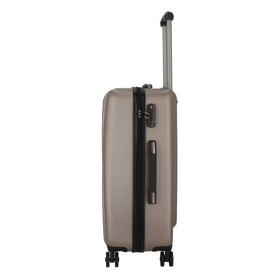Bugatti Lima 2.0 4-Rollen Trolley 66 cm mit Doppelrollen