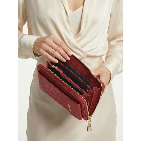 Lazarotti Bologna Leather Zip-Around Geldbörse Handytasche Leder 19 cm