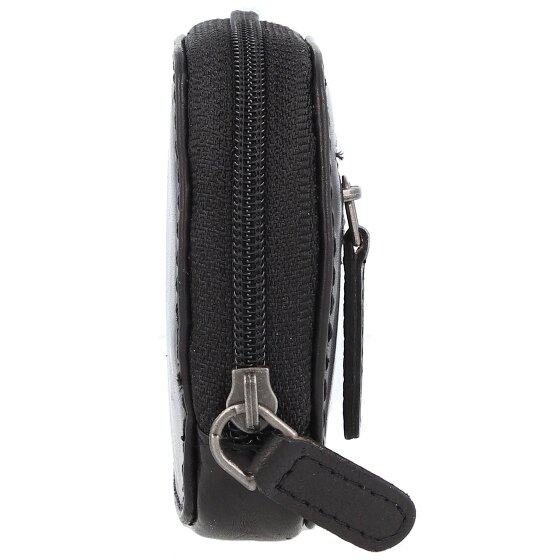 Greenburry Pure Black Schlüsseletui Leder 12 cm