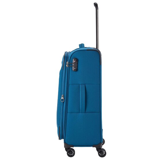 Travelite Chios 4 Rollen Trolley 67 cm mit Dehnfalte