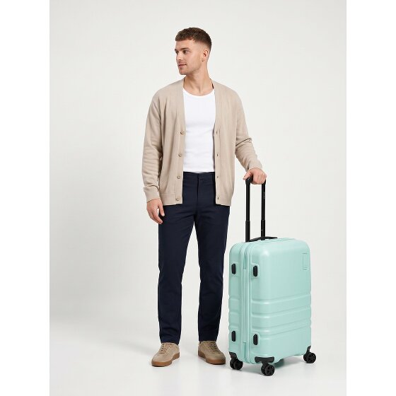 Redolz Pro ABS Medium+ 4 Rollen Trolley 65 cm mit Dehnfalte