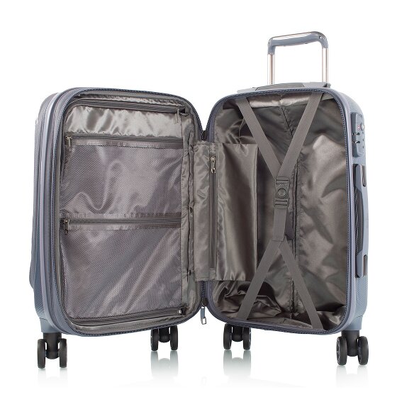 Heys Vantage 4 Rollen Kabinentrolley S 55 cm mit Dehnfalte
